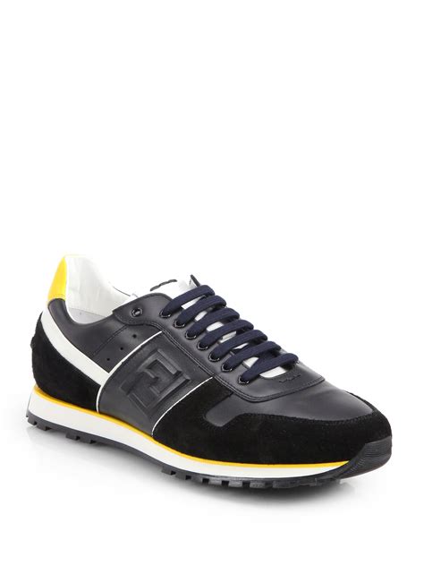 fendi men's lace up shoes